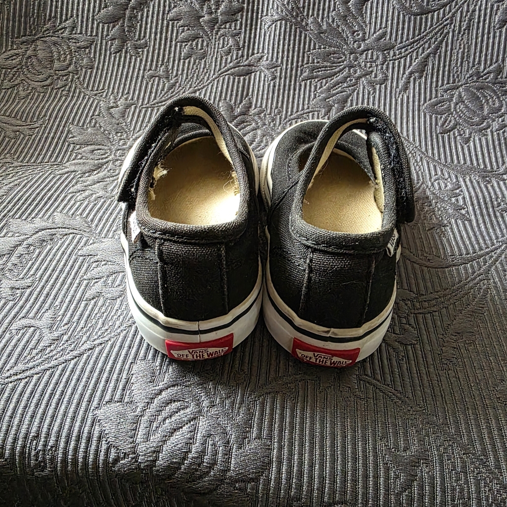 Vans Kids Black Mary Jane Sneakers - Picture 3 of 5